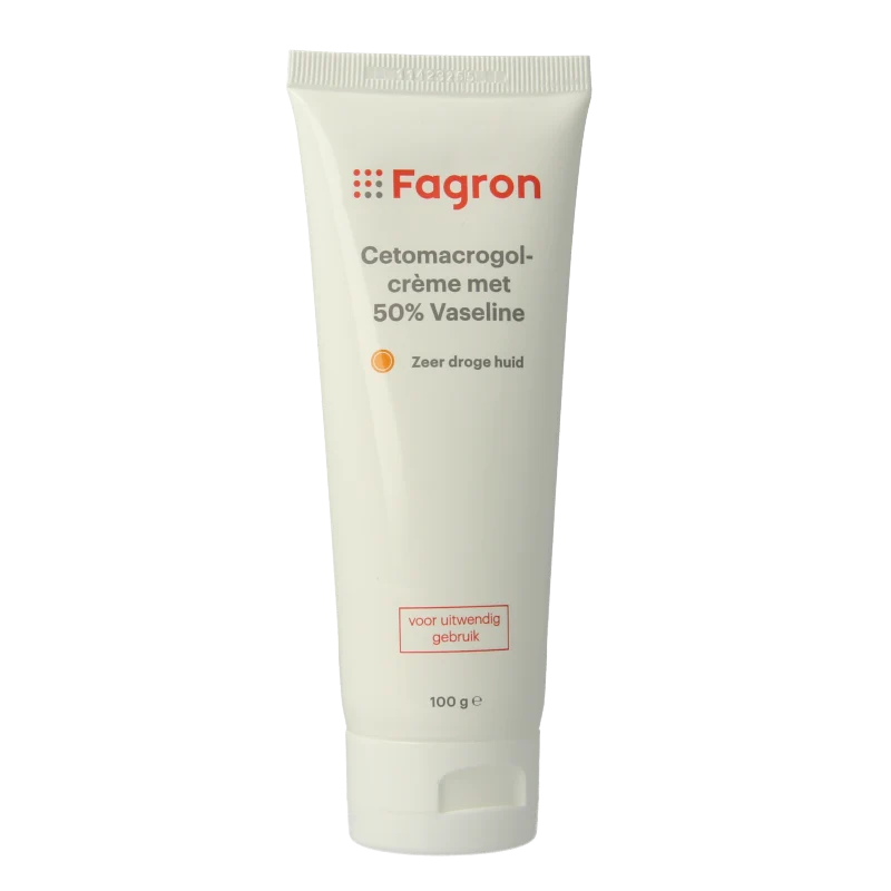 Fagron Cetomacrogol creme 50% vaseline 100 gram