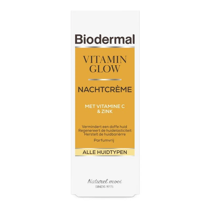 Biodermal Vitamin Glow nachtcreme 50 ml