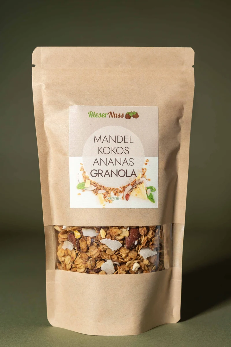Mandel Kokos Ananas Granola 250 g