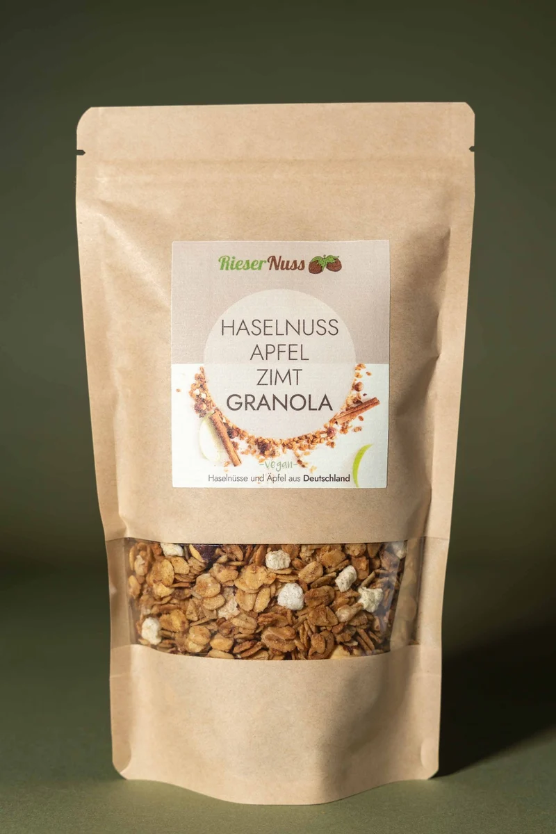 Haselnuss-Apfel-Zimt Granola 250 g