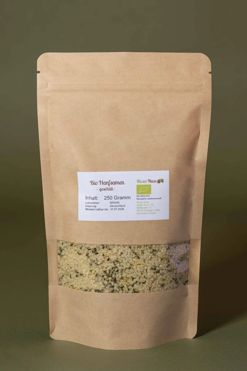 Bio Hanfsamen geschält 250 g