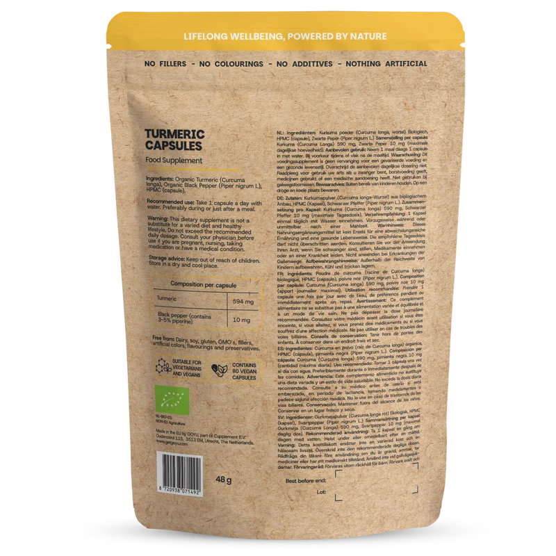 Goyu Kurkuma piperine bio 80 capsules