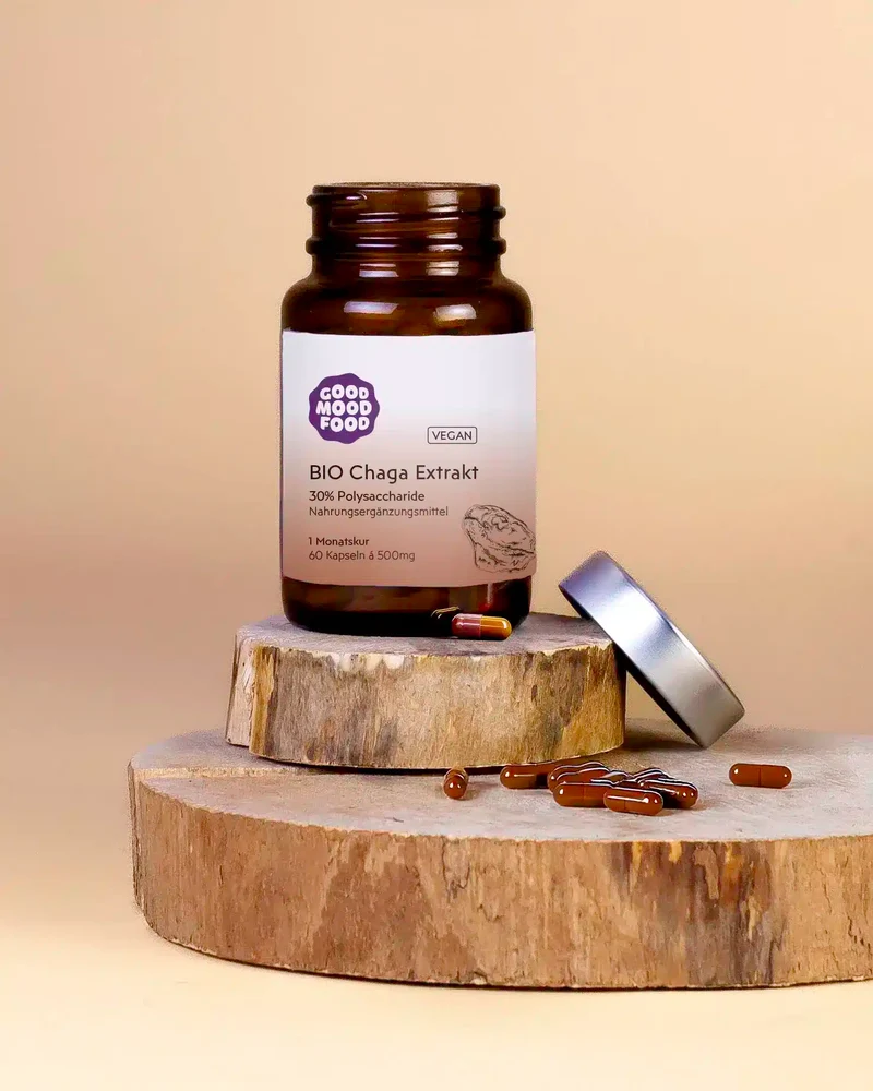 Bio Vitalpilz Chaga Extrakt, Kapseln