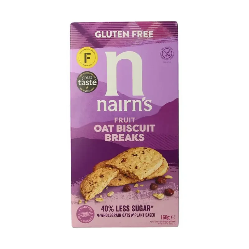 Nairns Biscuit breaks oats & fruit 160 gram