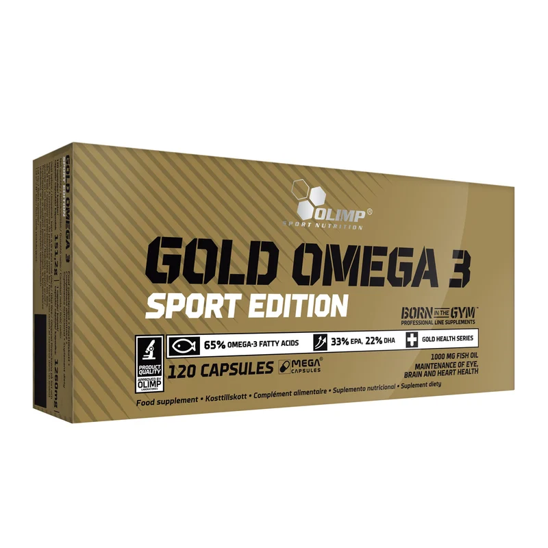 Olimp Gold Omega 3 Sport Edition, 120 Kapseln