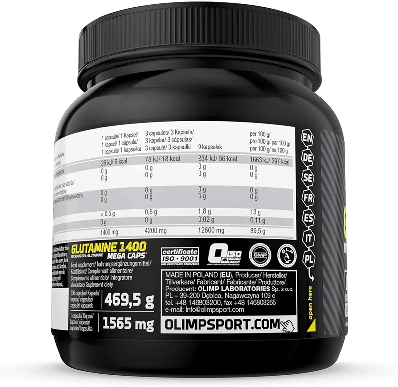 Olimp L-Glutamine, 300 Kapseln