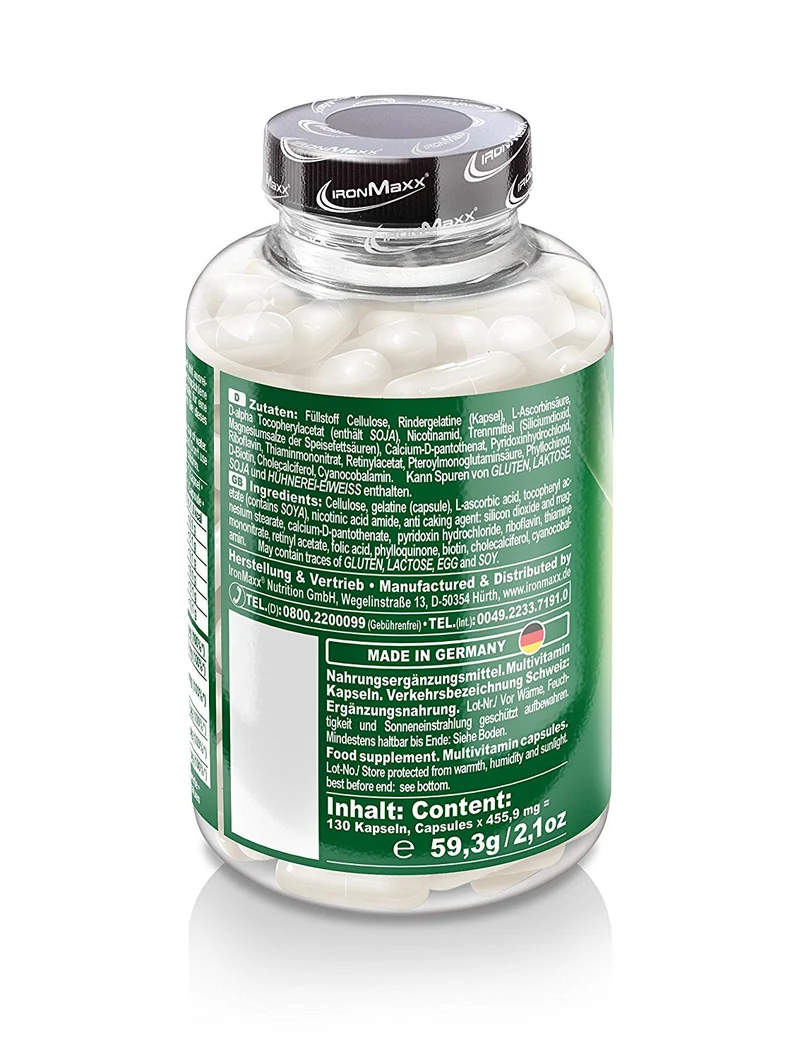 IronMaxx Multivitamin, 130 Kapseln