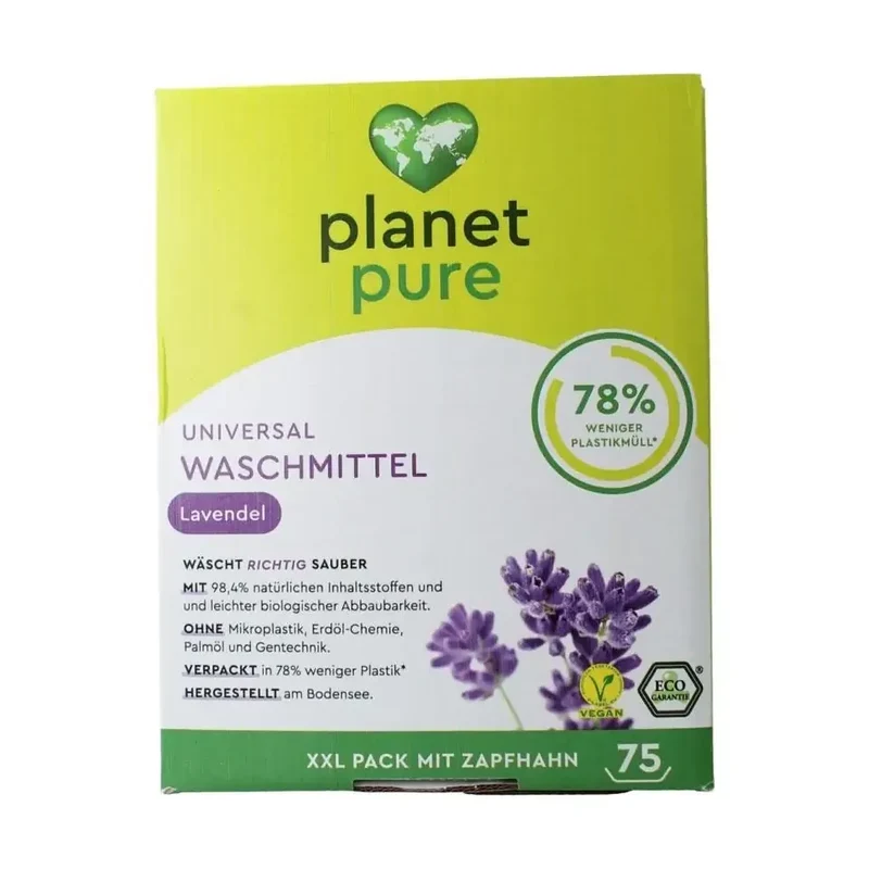 Planet Pure Wasmiddel vloeibaar universeel lavendel