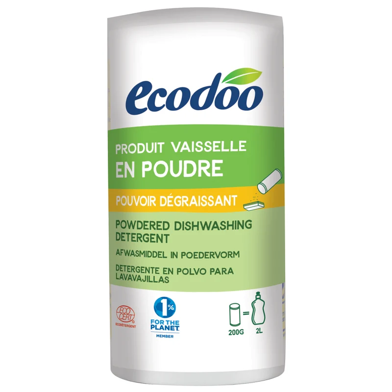 Ecodoo Vaatwaspoeder eco 200 gram