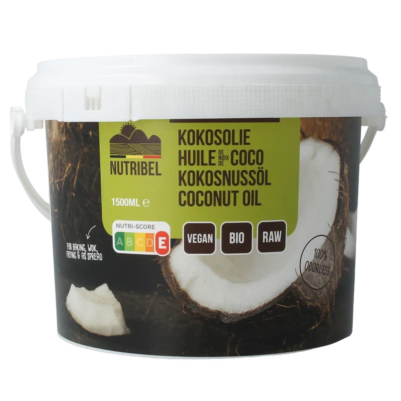 Nutribel Kokosolie geurloos bio