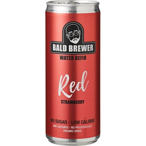 Bald Brewer Water Kefir Red Strawberry Bio 250 ml