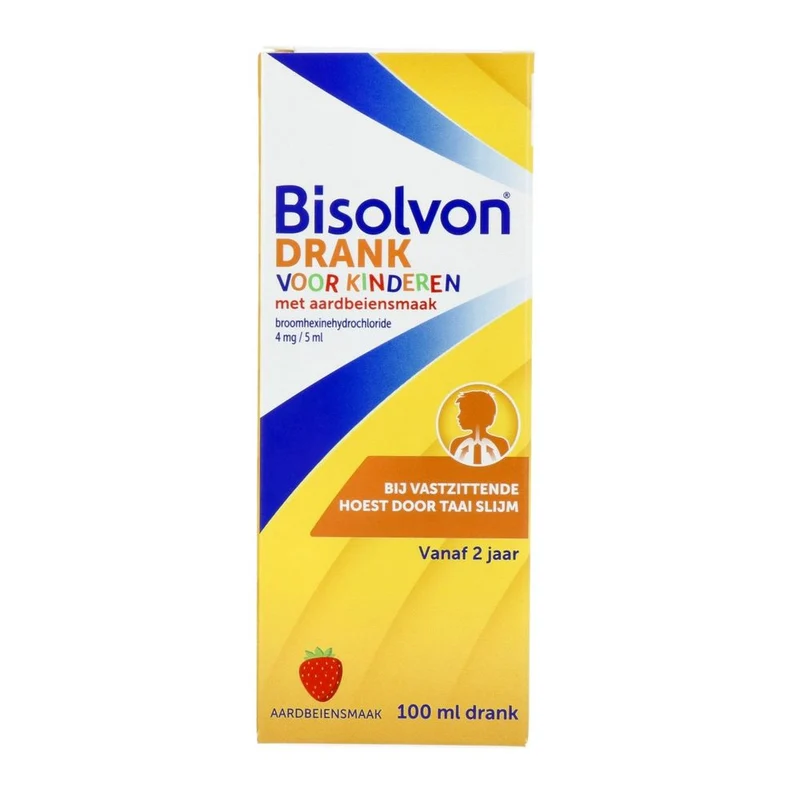 Bisolvon Drank kind aardbei