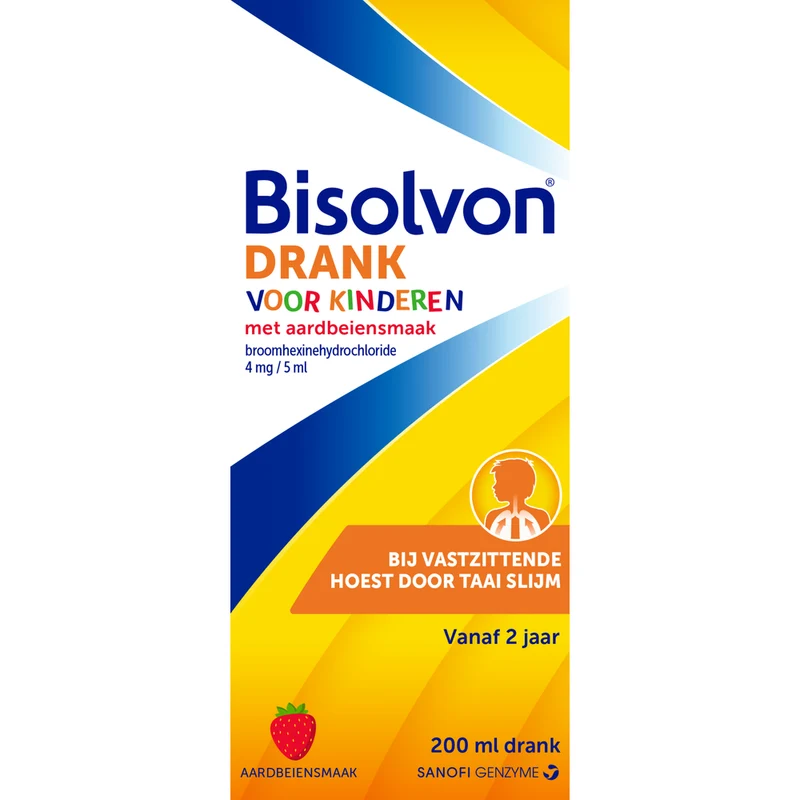 Bisolvon Drank kind aardbei