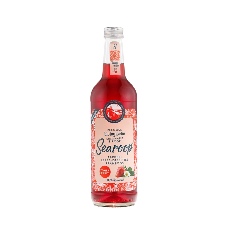 Searoop Zomerfruit (aardbei-kersensteel-framboos) 500 ml