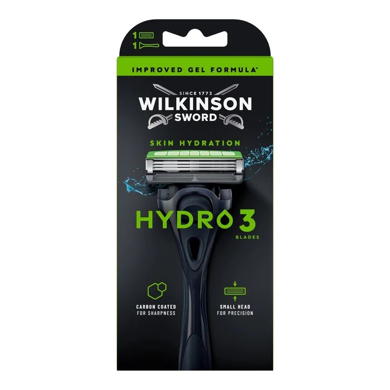 Wilkinson Hydro 3 Scheerapparaat & 1 Mesje