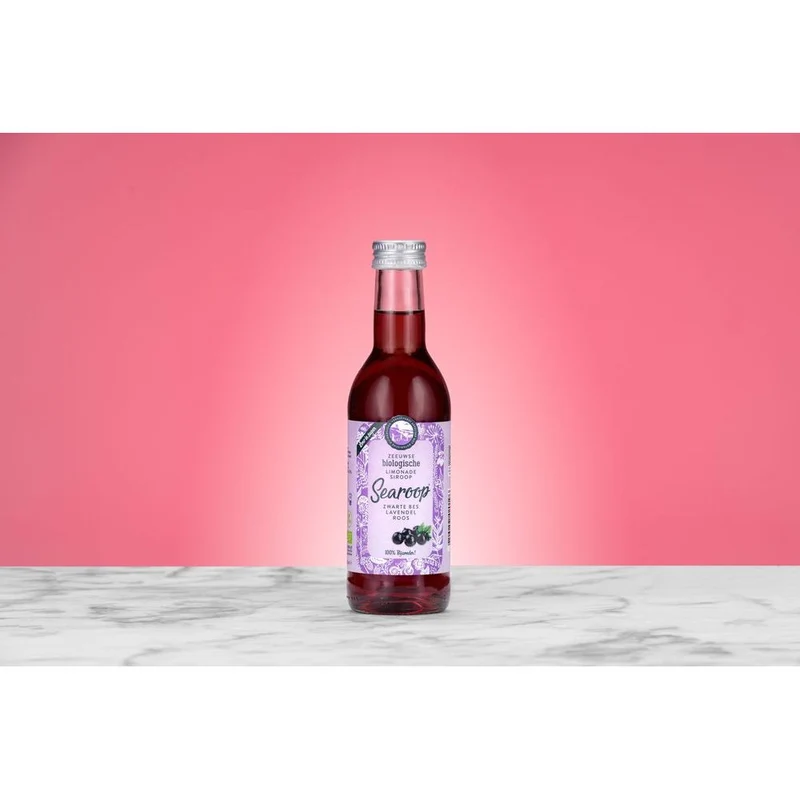 Searoop Zwarte Bes, Lavendel & Roos Biologisch 250 ml