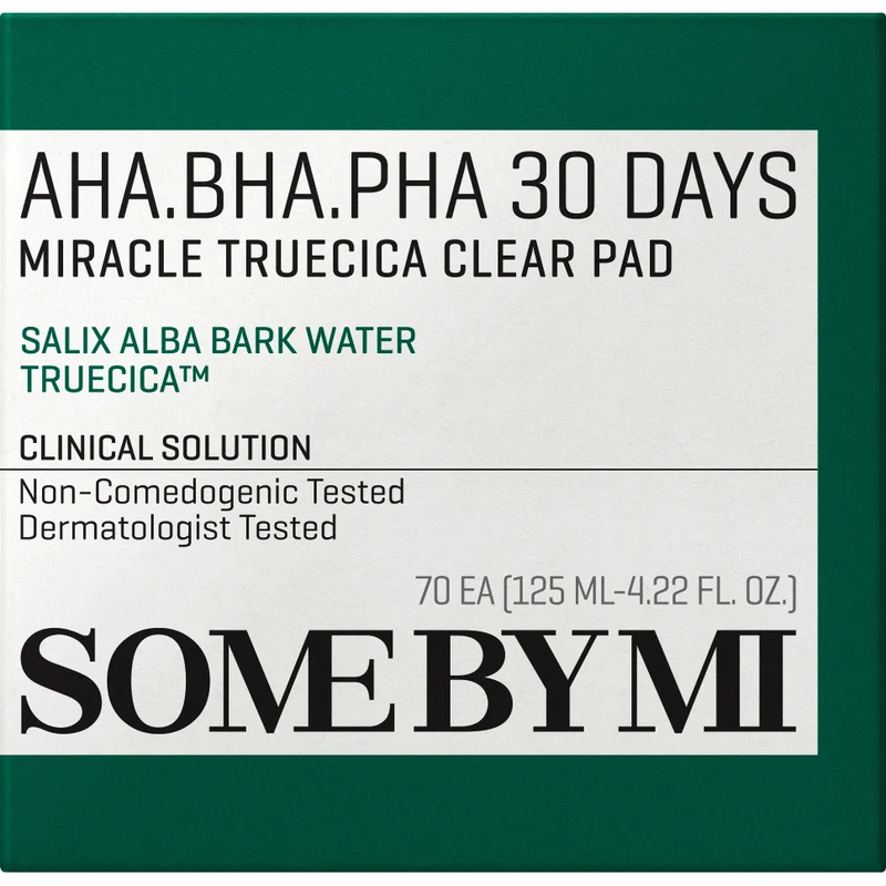 Some By Mi AHA BHA PHA 30 Days Miracle Truecica Clear Pad 70 stuks