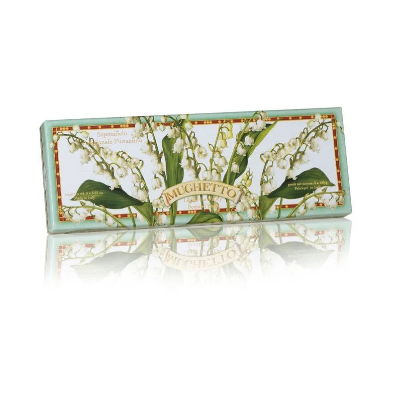 Saponificio Artigianale Fiorentino Lily of the Valley Soap 3 stuks