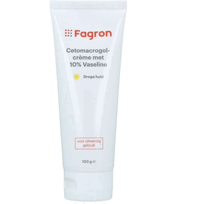 Fagron Cetomacrogolcrème met Vaseline 10% 100 gram