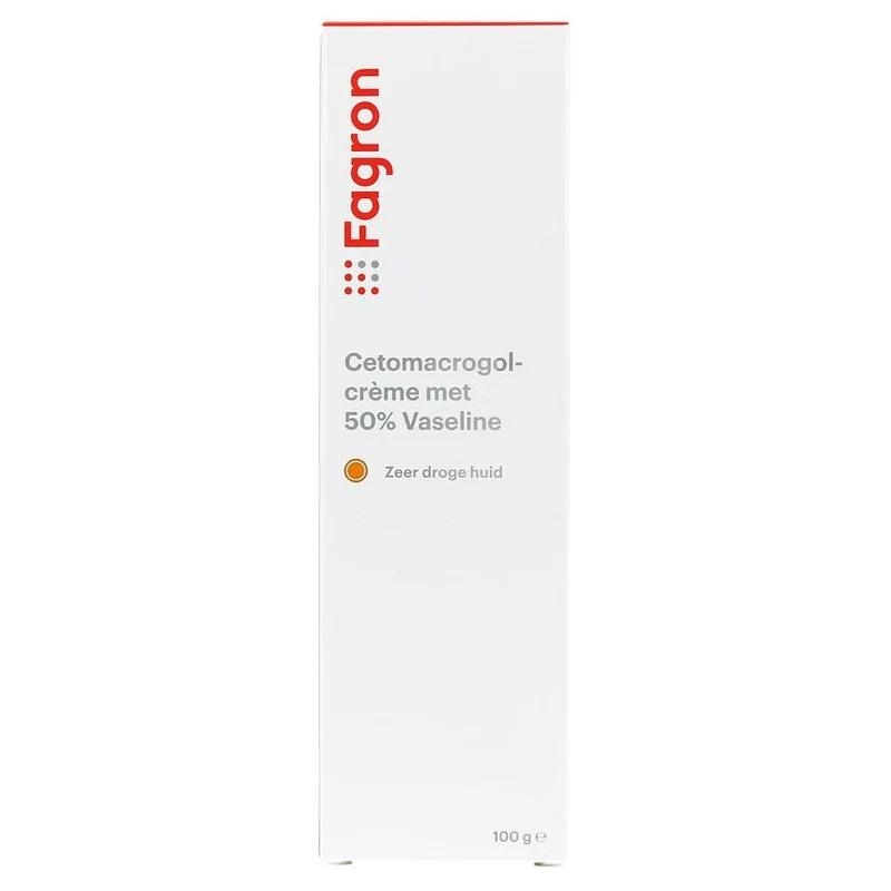 Fagron Cetomacrogolcrème met 50% Vaseline 100 gram