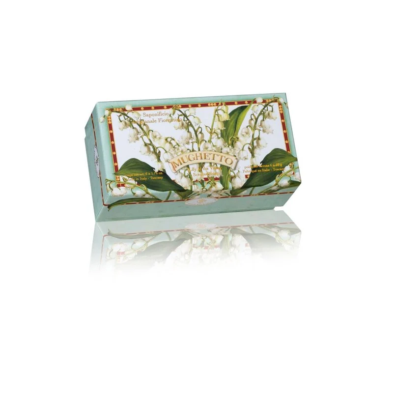 Saponificio Artigianale Fiorentino Lily of the Valley Scented Soap 6 stuks