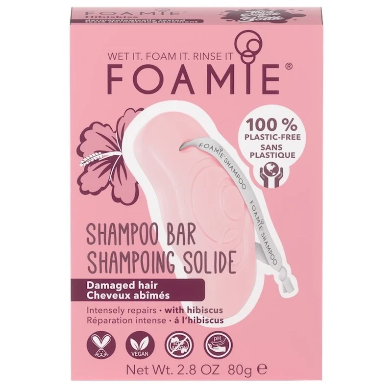 Foamie Shampoo Bar HibisKiss 80 gram