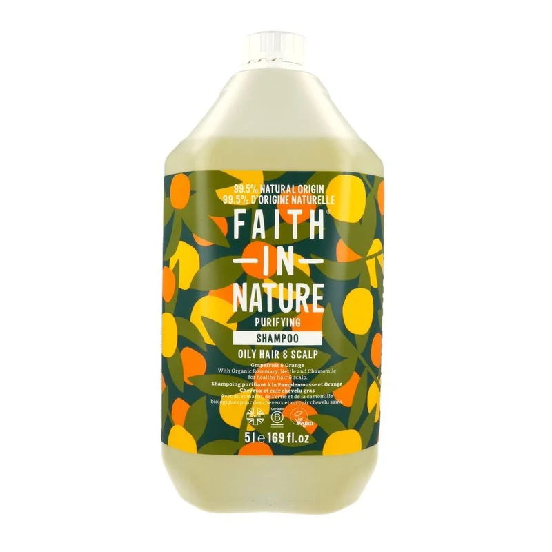 Faith in Nature Shampoo Grapefruit & Orange 5 liter