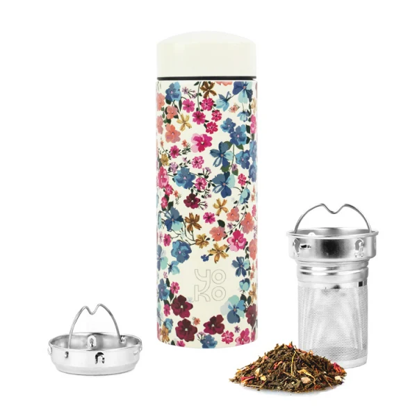 Yoko Drinkfles Giverny & theefilter isotherm 350ml