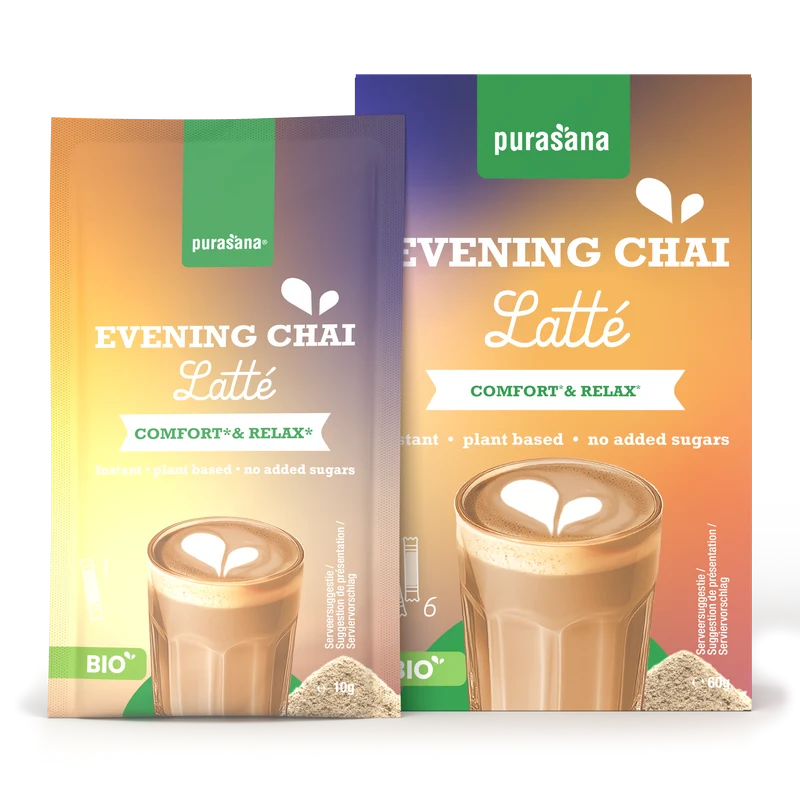 Purasana Latte chai evening bio 60 gram
