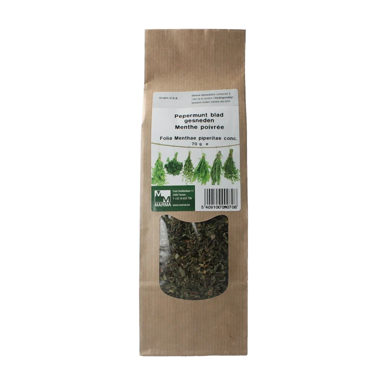 Marma Pepermuntblad gesneden 70 gram