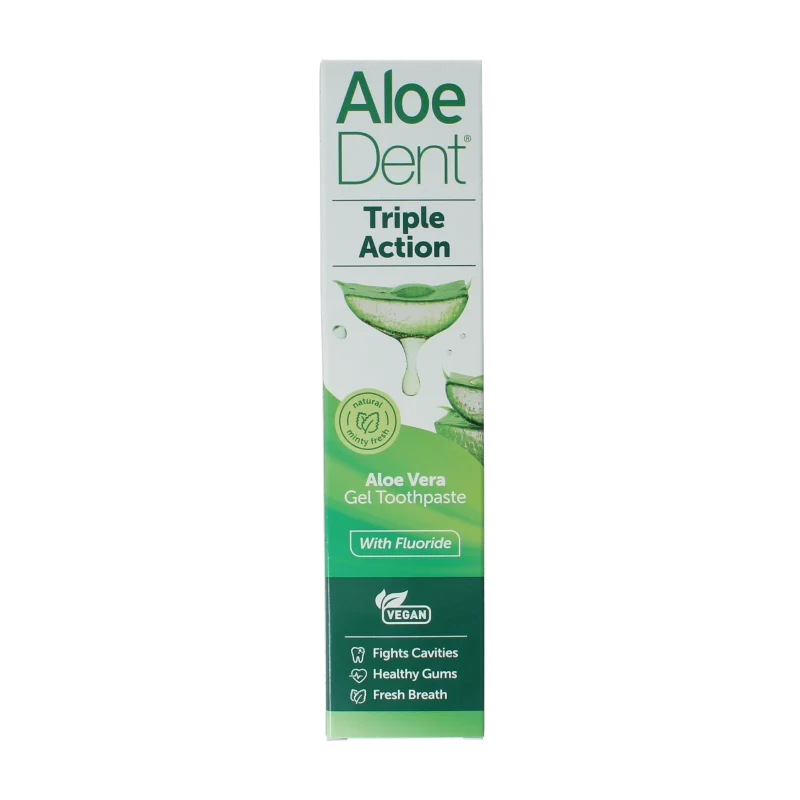 Aloe Dent Tandpasta aloe vera triple action with fluor 100 ml