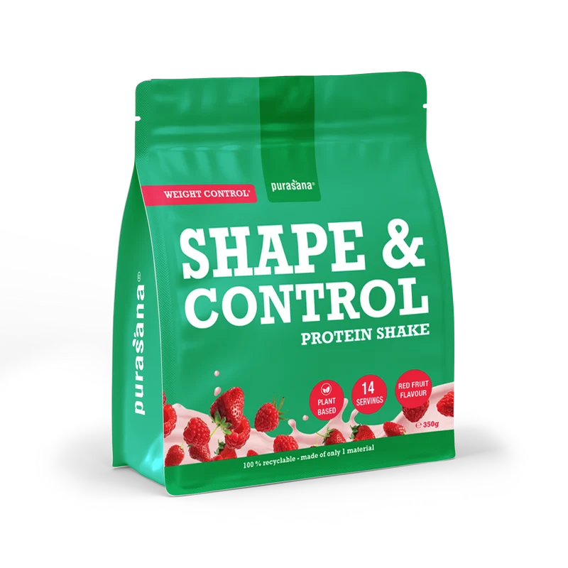 Purasana Shape & control plant protein rode vruchten 350 gram