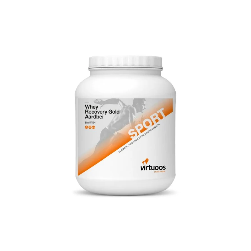 Virtuoos Whey Recovery Gold Aardbei 1 kg