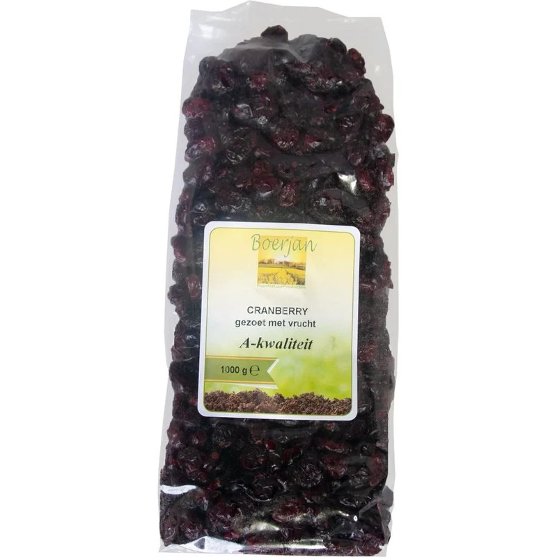 Boerjan Cranberry Gezoet Met Vrucht 1 kg