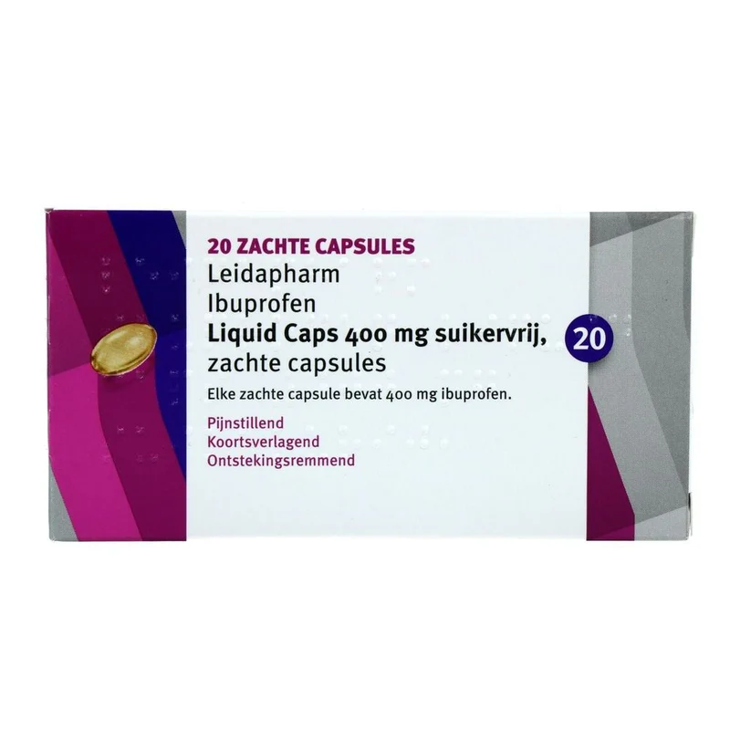 Leidapharm Ibuprofen 400mg Liquid Caps 20 cp