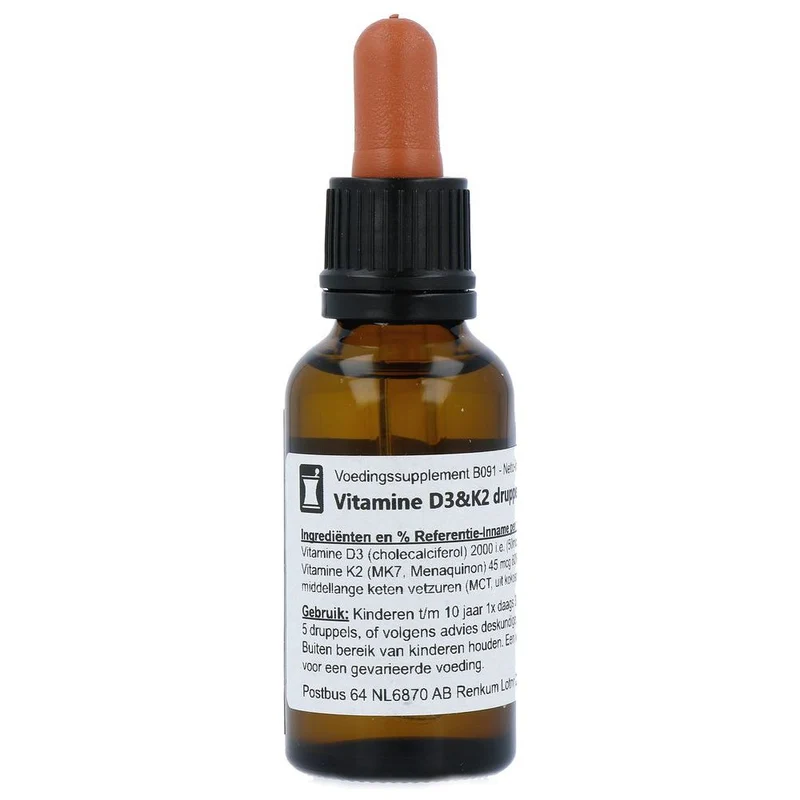 VeraSupplements Vitamine D3 & K2 Druppels 30 ml