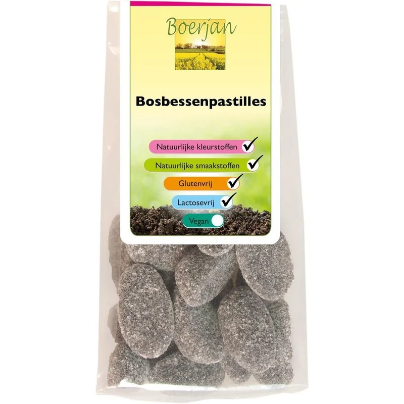 Boerjan Bosbessen Pastilles 150 gram