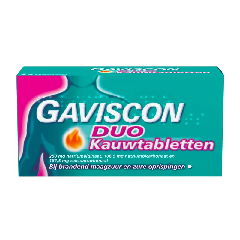 Gaviscon Duo Kauwtabletten 48 tabletten