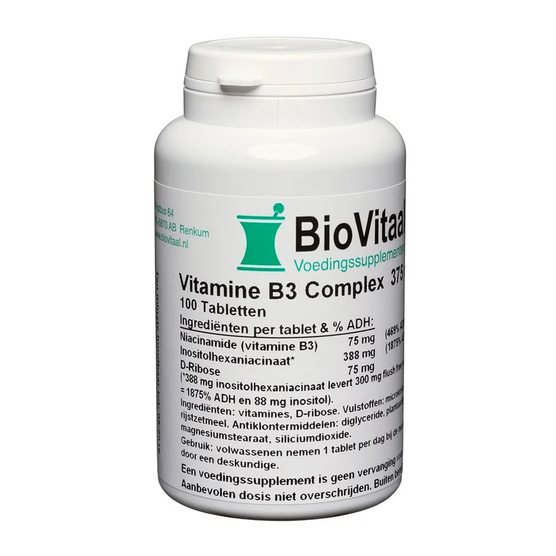 VeraSupplements Vitamine B3 Complex 375 mg Tabletten 100 tb