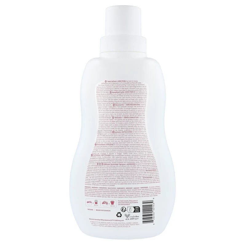 Attitude Baby Leaves Ecologische Wasverzachter Little Ones Parfumvrij 1040 ml