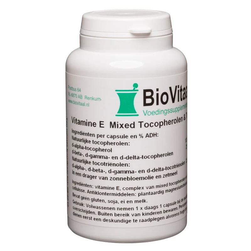 VeraSupplements Vitamine E Mixed Tocopherols - 200 I.E. Capsules 100 capsules