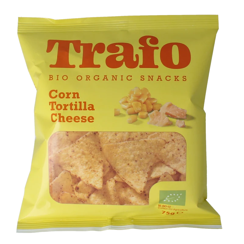 Trafo Tortilla chips nacho bio 75 gram