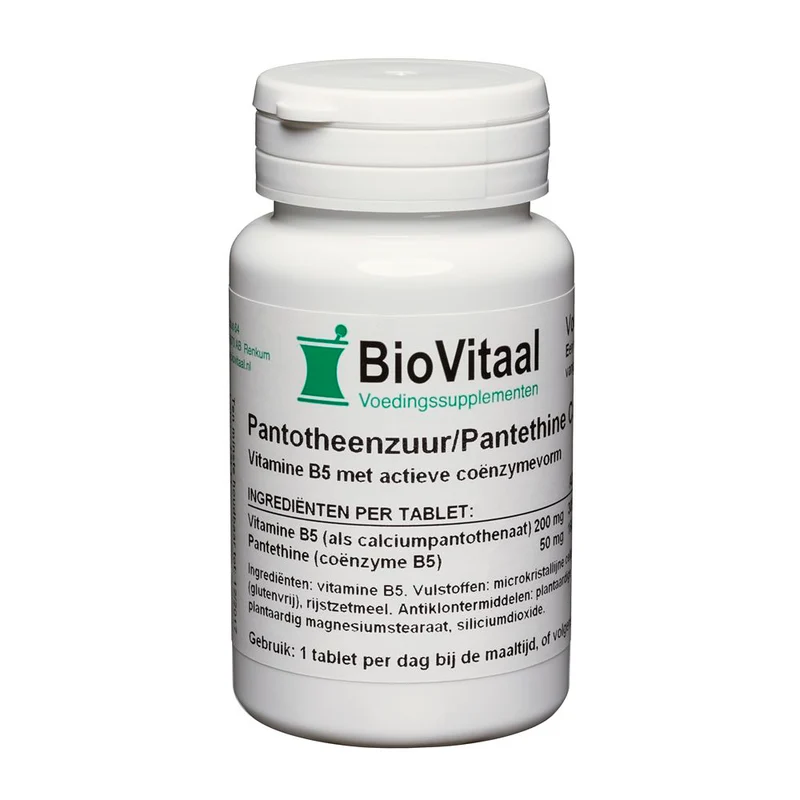 VeraSupplements Pantotheenzuur/Pantethine Complex Tabletten 100 tabletten
