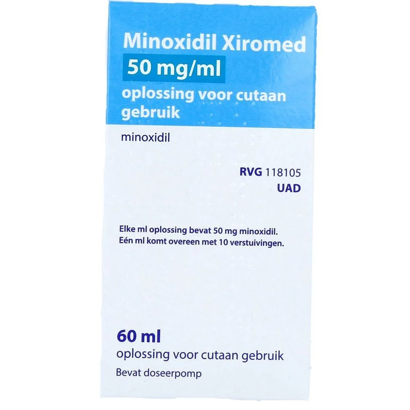 Xiromed Minoxidil Oplossing voor Cutaan Gebruik 60 ml