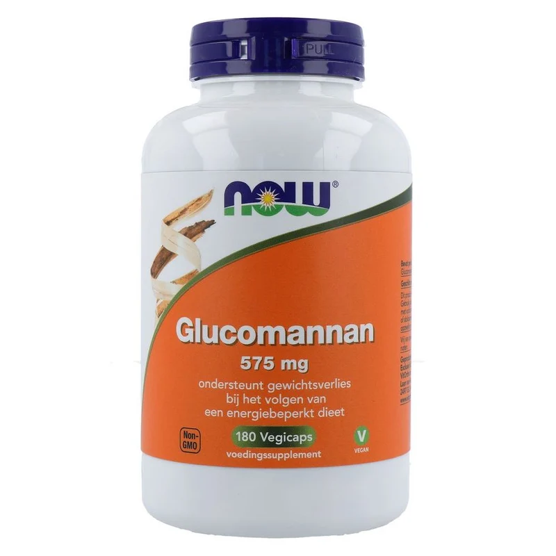 NOW Glucomannan 575mg Capsules 180 cp