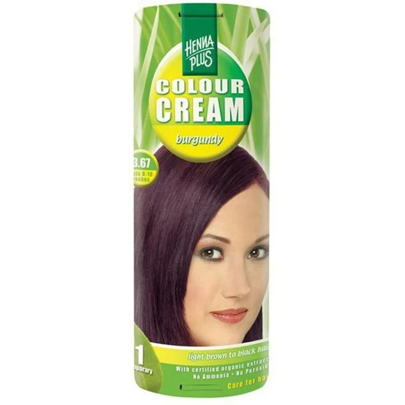 Hennaplus Colour Cream 3.67 Burgundy 60 ml