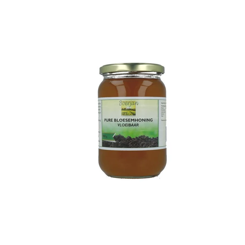 Boerjan Honing Pure Bloesem Vloeibaar 900 gram