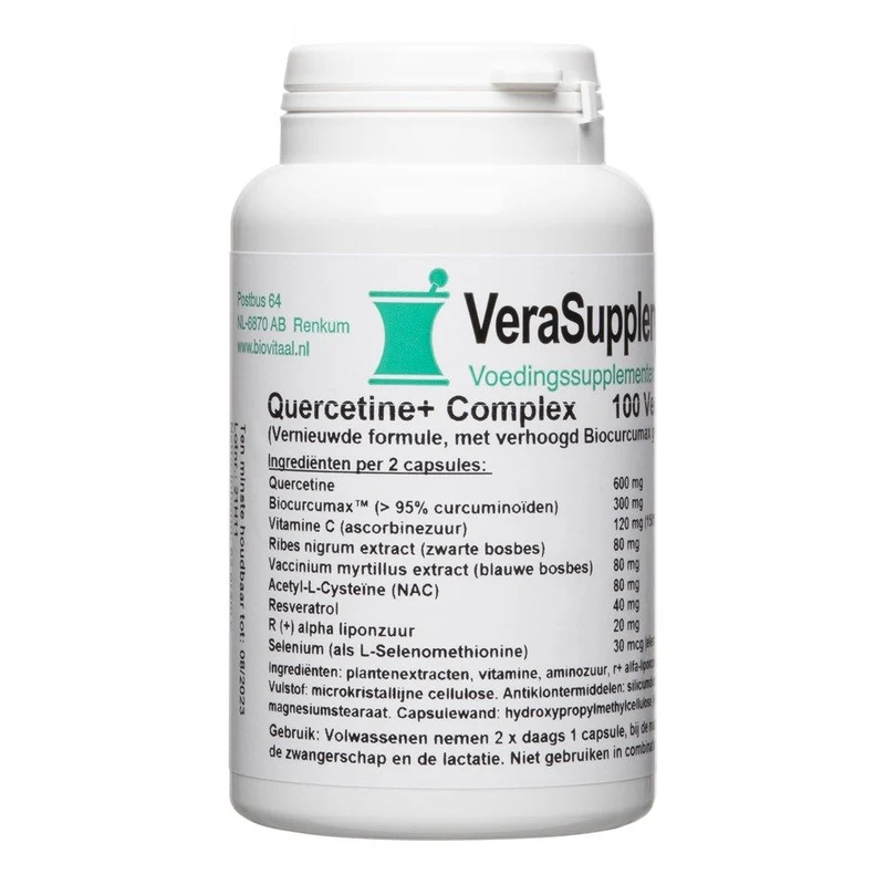 VeraSupplements Quercetine+ Complex Capsules 100 capsules