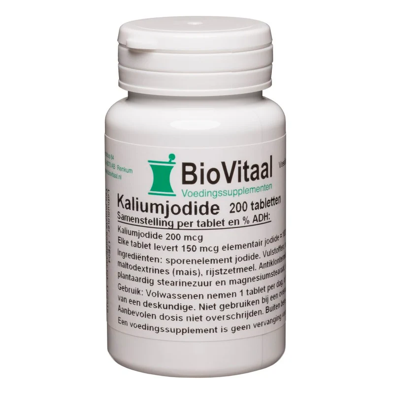 VeraSupplements Kaliumjodide Tabletten 200 tabletten