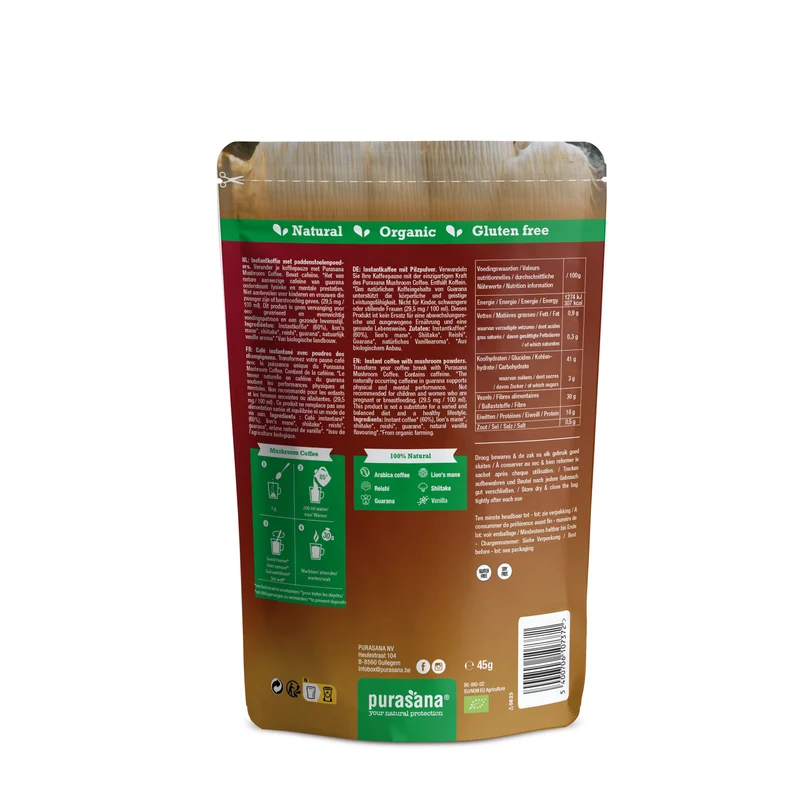 Purasana Biologische Mushroom Coffee
